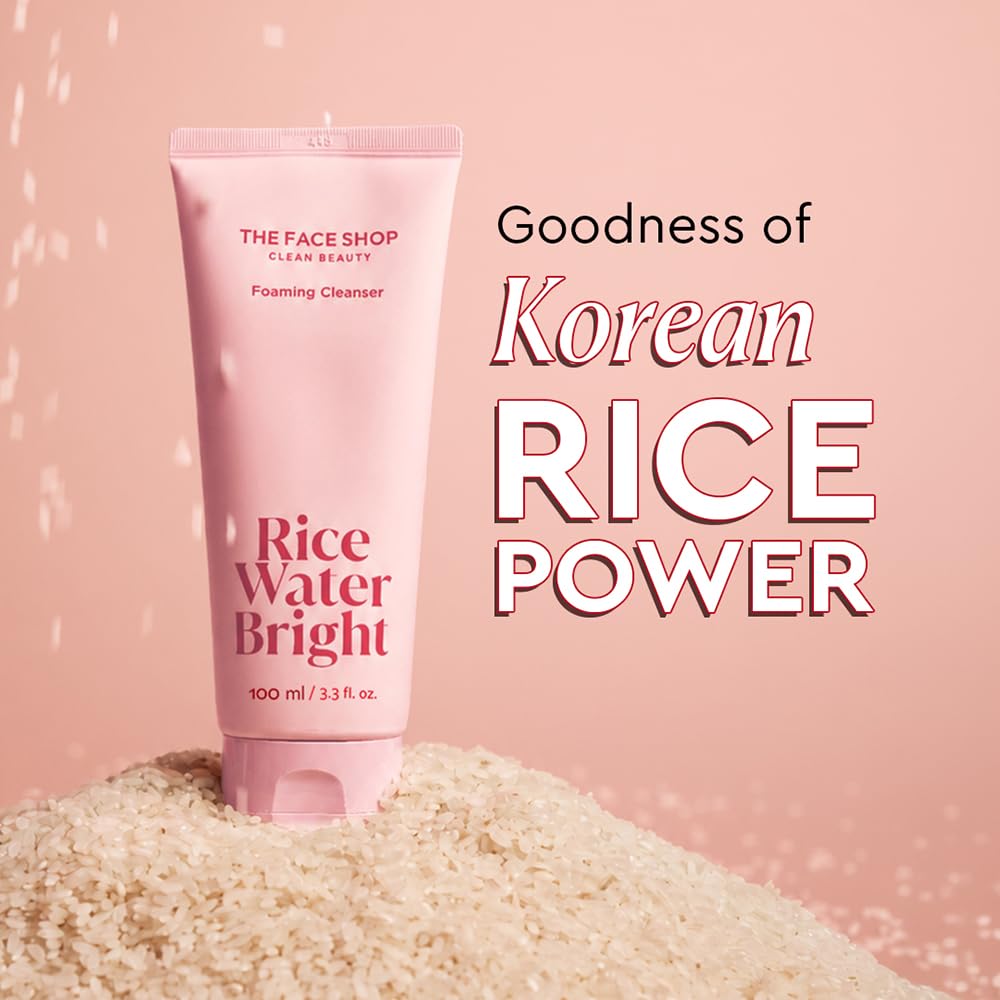 The Face Shop Rice Water Bright Facial Foaming Cleanser