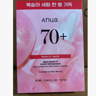  Anua Peach 70 Niacin Brightening Collagen Mask 38g×4