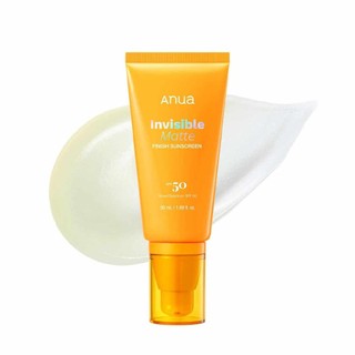  Anua Invisible Matte Finish Sunscreen SPF50 Broad Spectrum 50mL