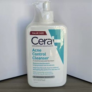  CeraVe Acne Control Cleanser 8405 473ml Blue CeraVe Acne Control Cleanser 473ml Blue