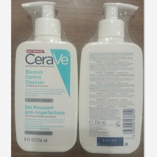  CeraVe CeraVe Facial Cleanser 236ml White Packaging 6159 CeraVe Blemish Control Cleanser 236ml