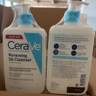  CeraVe 0994 Salicylic Acid SA Cleanser 473ml (Blue) CeraVe Renewing SA Cleanser 473ml Blue