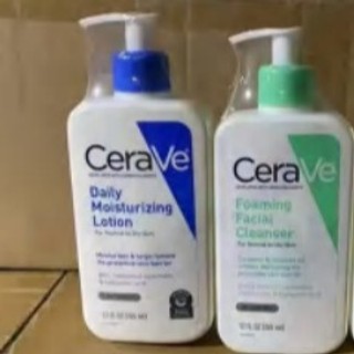  CeraVe Daily Moisturizing Lotion 335ml, white bottle (blue) CeraVe Daily Moisturizing Lotion 33.5ml White Bottle