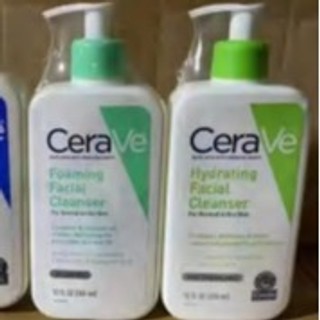  CeraVe Moisturizing Cleanser 335ml (White Bottle) CeraVe Hydrating Facial Cleanser 335ml White Bottle