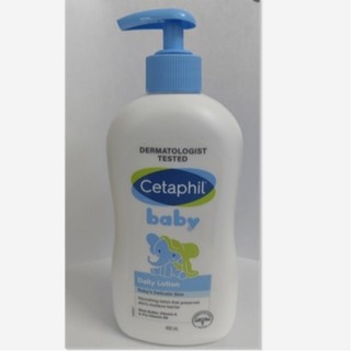  Cetaphil Baby Daily Lotion 400ml Blue White Bottle;