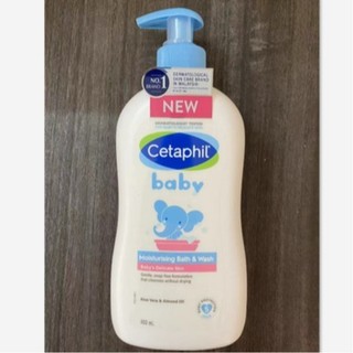  Cetaphil Baby Moisturizing Bath Wash 400ml Beige Bottle