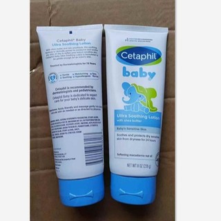  Cetaphil Baby Ultra Soothing Lotion 8 oz Blue White Tube