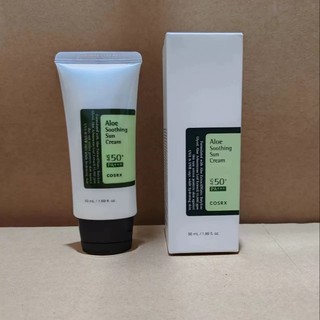  COSRX Aloe Vera Soothing Sunscreen (White Tube, White Box, 50ml) Cosrx Snail Aloe Vera Sunscreen 50ml 0057