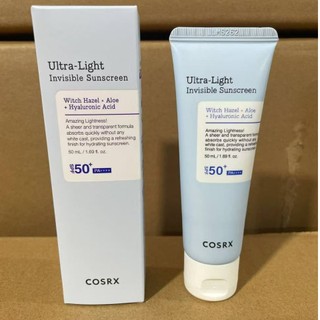  COSRX Ultra-Lightweight Transparent Sunscreen 50ml Light Blue Tube