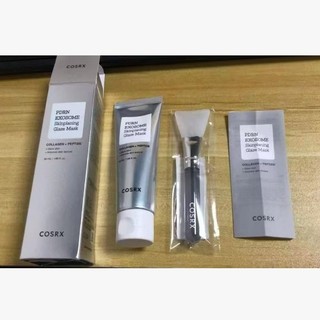  COSRX PDRN Exosome Renewing Brightening Mask 50mL Silver Tube Collagen Peptide Mask (with Mask Brush)