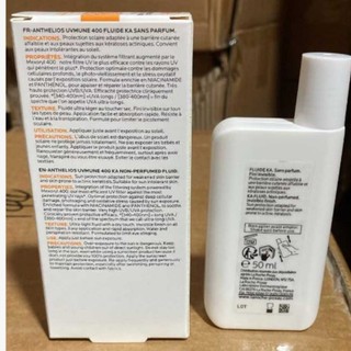 La Roche-Posay Anthelios UVMune 400 Fluide KA Sunscreen SPF50+