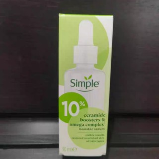  Simple 10% Ceramide and Omega Complex Serum 30ml (Green Packaging)