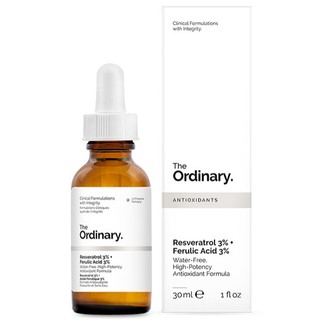  The Ordinary Resveratrol 3% + Ferulic Acid 3% Serum 30ml Brown Bottle